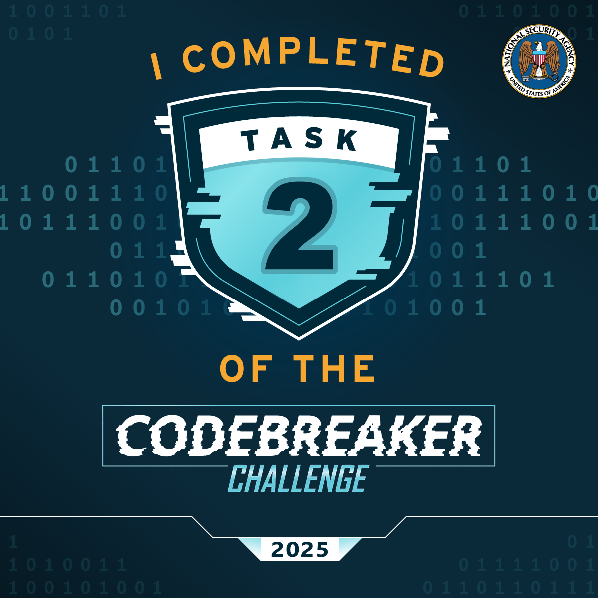 Task 2 completion badge