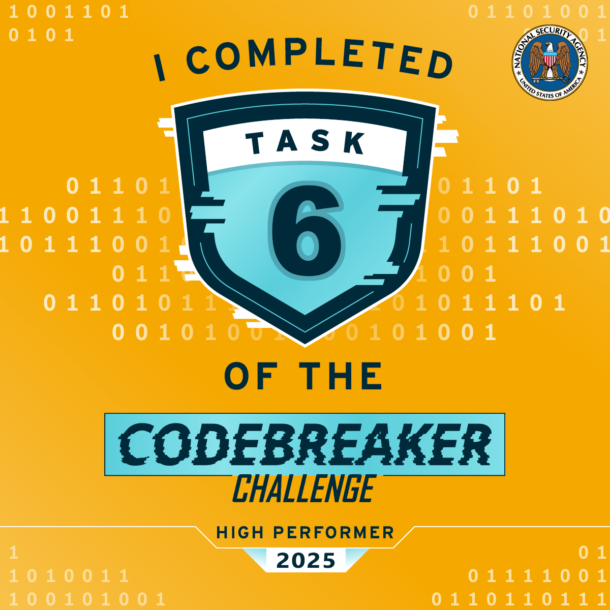 Task 6 completion badge